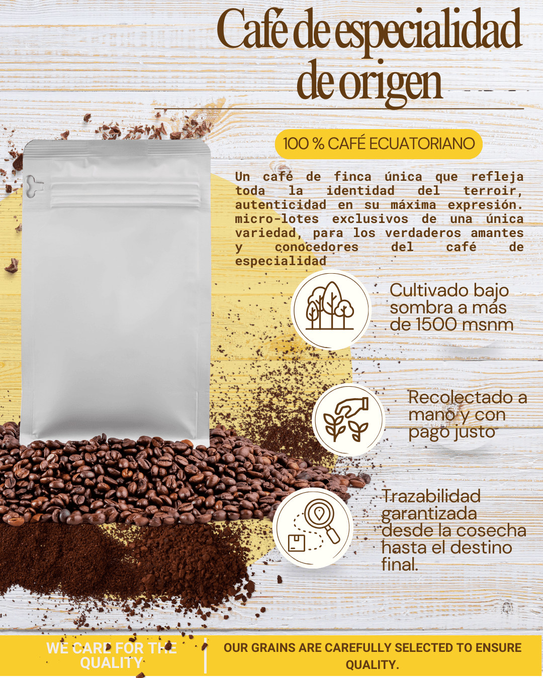 Café en grano 1 kg origen (tueste oscuro)