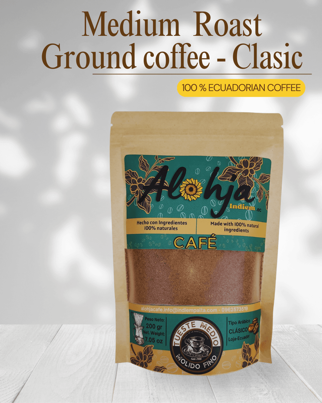  Café molido tueste claro  (Clásico Café del Abuelo)